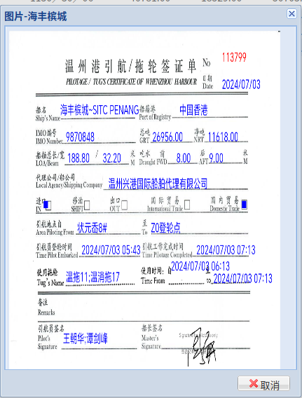 温州港引航站电子签证单系统上线，国内贸易代理迎来数字化升级